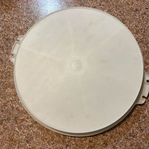 Vintage Tupperware White Divided Serving & Storing Container